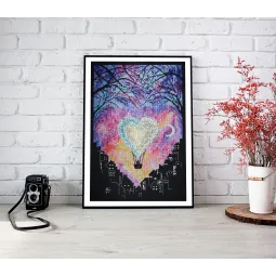 Cross-stitch kits Love in heaven (Deco Scenes) Abris Art AH-174