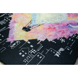 Cross-stitch kits Love in heaven (Deco Scenes) Abris Art AH-174