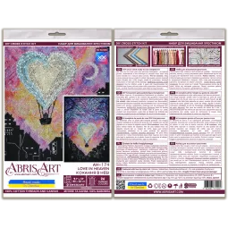 Наборы для вышивания крестом Любовь на небесах (Deco Scenes) Abris Art AAH-174