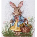 Kits de point de croix Lapin de printemps (Scènes Déco) Abris Art AAH-200