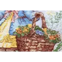 Kits de point de croix Lapin de printemps (Scènes Déco) Abris Art AAH-200