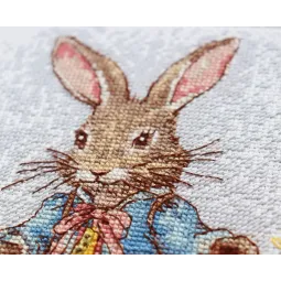 Kryželiu siuvinėjimo rinkiniai Spring Bunny (Deco Scenes) Abris Art AAH-200