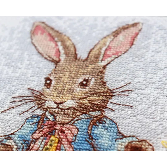 Kits de point de croix Lapin de printemps (Scènes Déco) Abris Art AAH-200