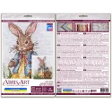 Kits de point de croix Lapin de printemps (Scènes Déco) Abris Art AAH-200