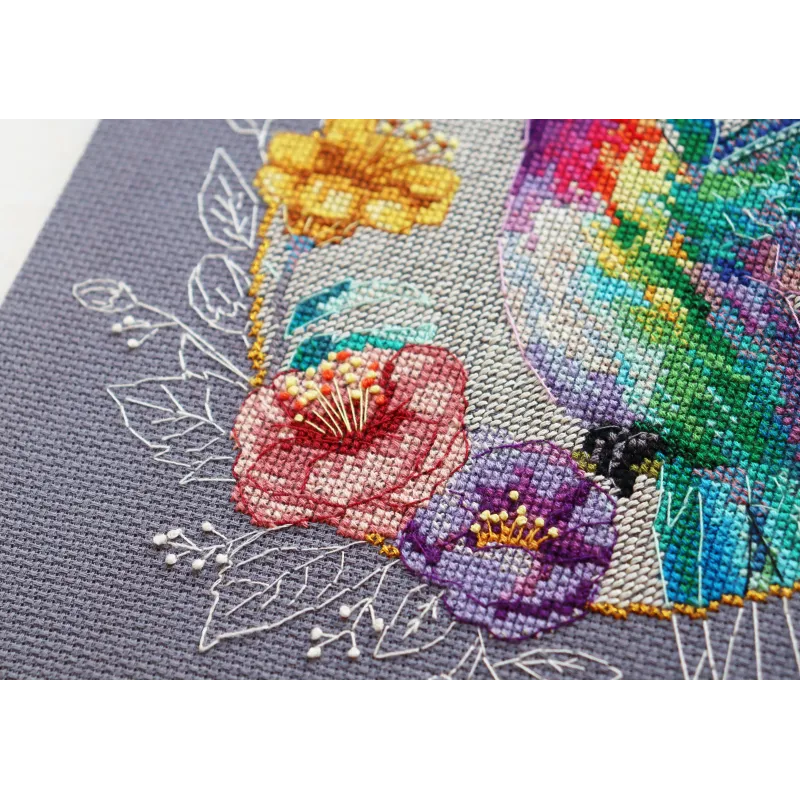 Cross-stitch kits "Bird of paradise" AAH-203