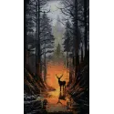 Kits de point de croix Garde forestier (Scènes déco) Abris Art AAH-209