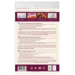 Наборы для вышивания крестиком с пяльцами в комплекте акварельная фиалка 15x15 см AAHM-041