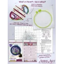 Cross-stitch kits "Neon glitter" AAHM-054