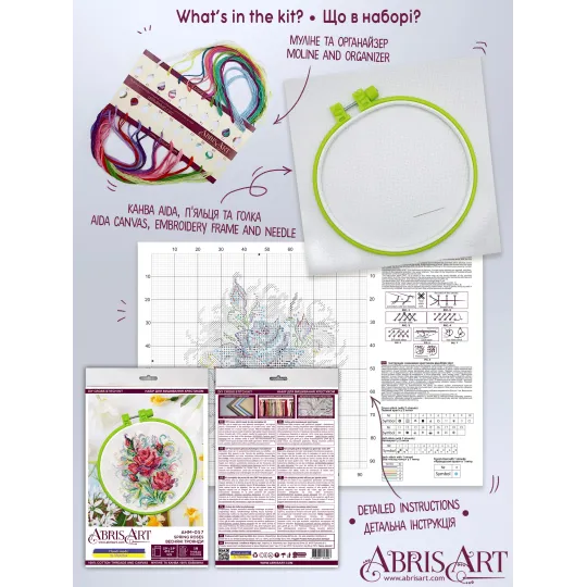 Cross-stitch kits "Spring roses" AAHM-057