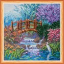 Mini Bead embroidery kit "In a brushwood" AAM-078