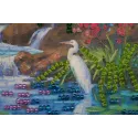 Mini Bead embroidery kit "In a brushwood" AAM-078