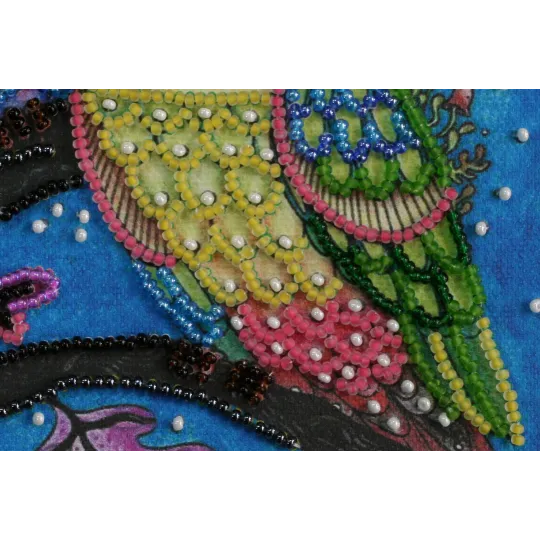 Mini Bead embroidery kit "Night couple" AAM-150