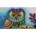 Mini Bead embroidery kit "Night couple" AAM-150