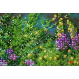 Mini kit de broderie de perles Champ sauvage 15x15 cm AM-172