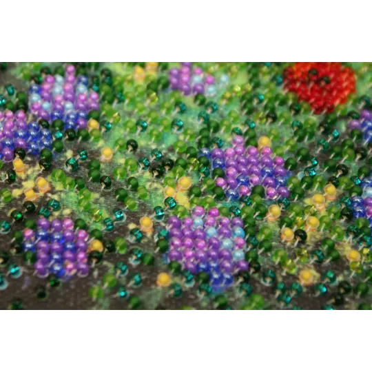 Mini Bead embroidery kit "Wild field" AAM-172