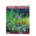 Mini Bead embroidery kit Wild field 15x15 cm AM-172