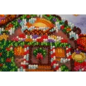 Mini Bead embroidery kit "Gingerbread house" AAM-174