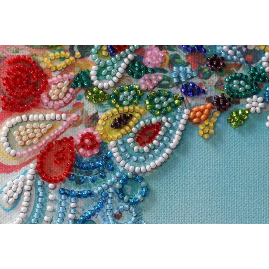 Mini Bead embroidery kit "Colored tail" AAM-187