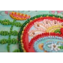 Mini Bead embroidery kit "Summer heart" AAM-204