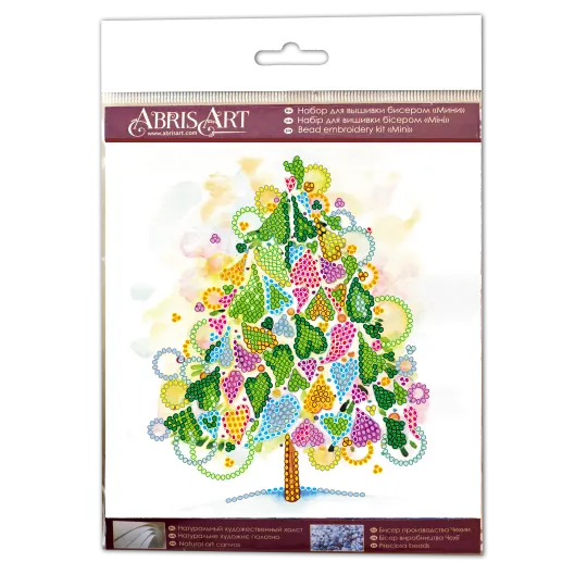 Mini Bead embroidery kit "The heart of the holiday" AAM-205