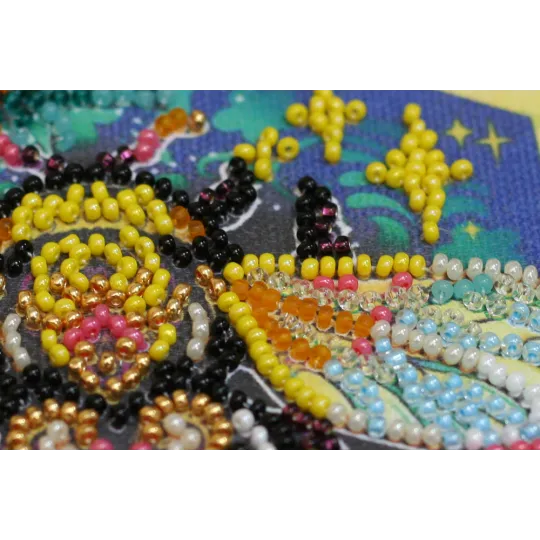 Kit de broderie de perles Mini Sweetly 15x15 cm AAM-225