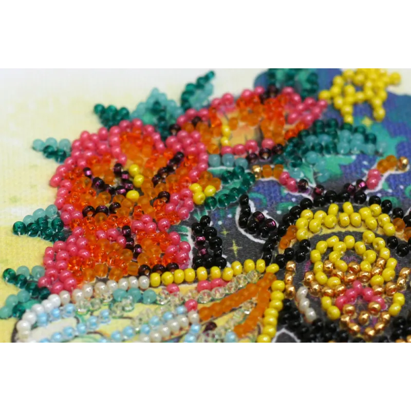 Kit de broderie de perles Mini Sweetly 15x15 cm AAM-225