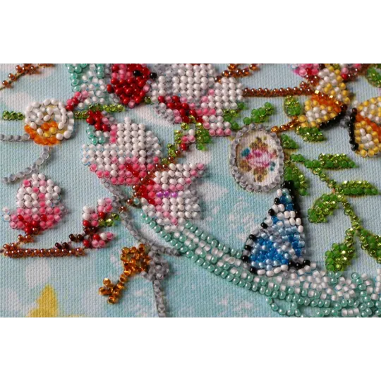 Mid-sized bead embroidery kit "Keys to the spring" AAMB-020