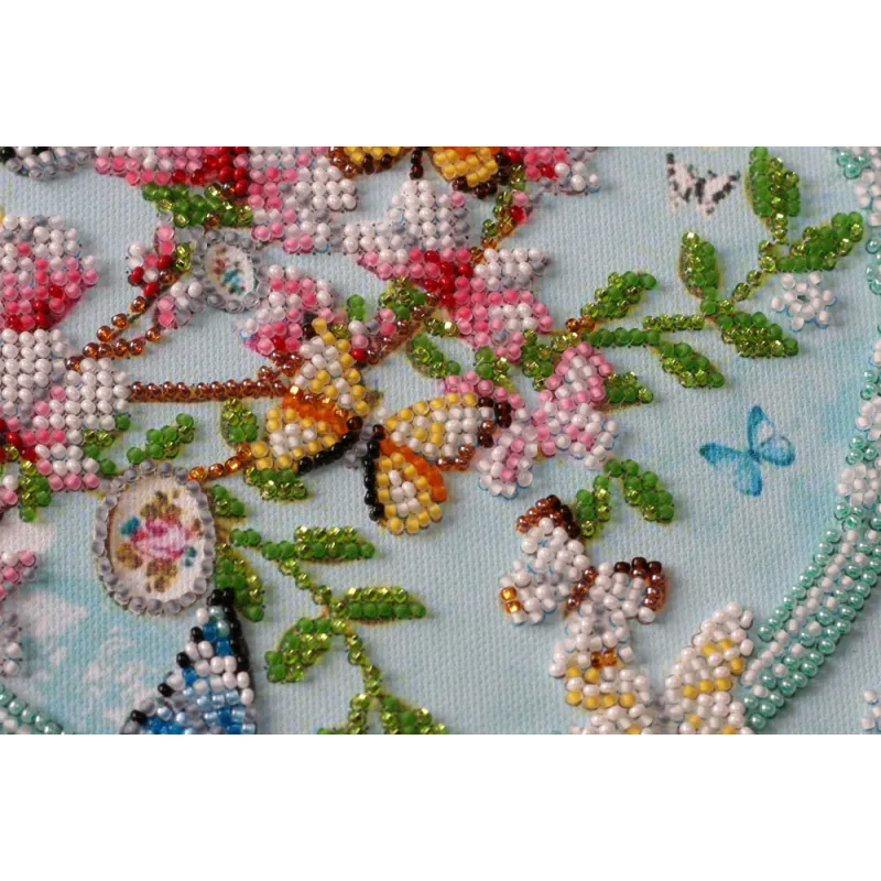 Mid-sized bead embroidery kit "Keys to the spring" AAMB-020