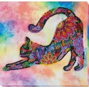 Mid-sized bead embroidery kit "Playful kitten" AAMB-060