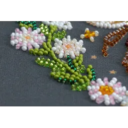 Kit de broderie sur perles de taille moyenne Rêve de miel (Scènes Deco) 20x20 cm AAMB-066