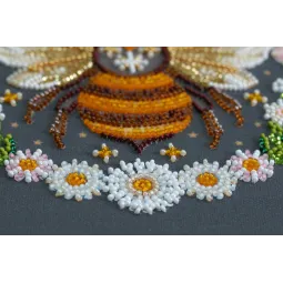 Kit de broderie sur perles de taille moyenne Rêve de miel (Scènes Deco) 20x20 cm AAMB-066