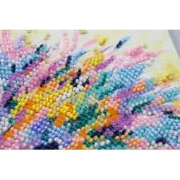 Kit de broderie de perles principal Hérisson (Scènes déco) 20x20 cm AAMB-101