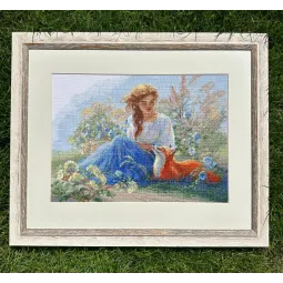 Cross stitch kit - Aine collection "Mother Nature. Meadow" 40 x 30 cm SRA1004