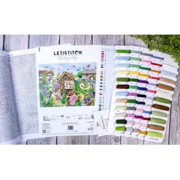 Cross stitch kit "Busy Bee Hotel" 41x30cm SLETIL8104