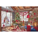 Christmas Cabin 43x29cm SLETIL8105