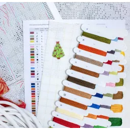 Набор для вышивания крестиком "Сочельник" 25x33см SLETIL8106