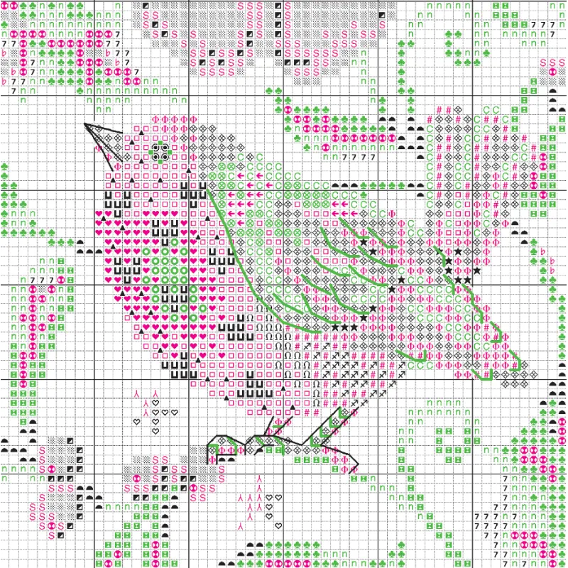 Cross stitch kit  Winter Pattern D70-09617