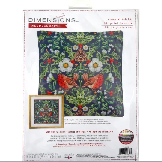 Cross stitch kit  Winter Pattern D70-09617