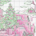 Cross stitch kit Holiday Farm Stocking D70-09619