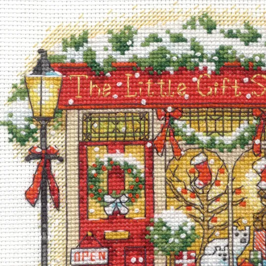 Gold Petite Counted Cross stitch kit The little Gift Shop D70-09623