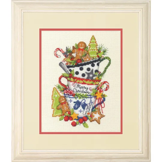 Cross stitch kit Christmas Tea D70-09625