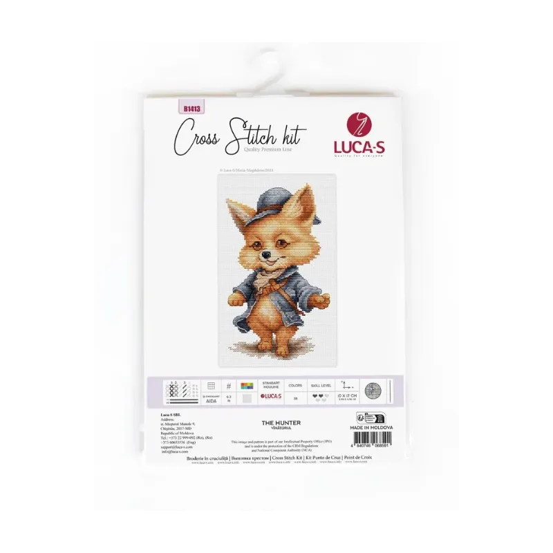 Cross Stitch Kit The Hunter 10x17cm SB1413