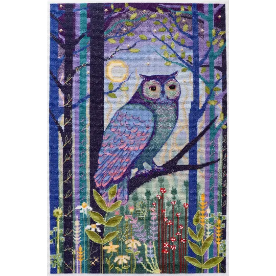 Набор для вышивания крестиком Густой лес (Deco Scenes) 28x43 см AAH-214