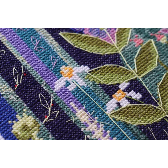 Набор для вышивания крестиком Густой лес (Deco Scenes) 28x43 см AAH-214