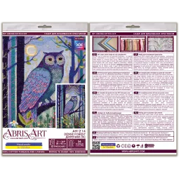Kit de point de croix Forêt dense (Scènes déco) 28x43 cm AAH-214