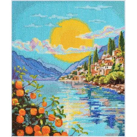Kreuzstich-Set Die Sonne Siziliens (Deco Scenes) 25x30 cm AAH-215