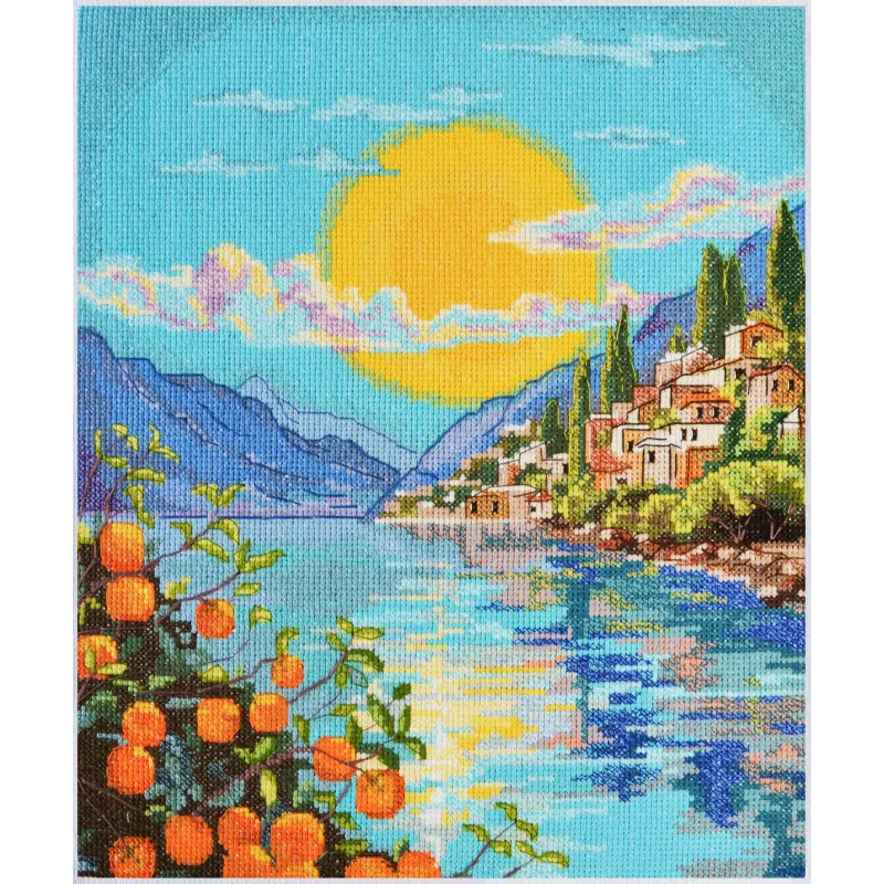 Kreuzstich-Set Die Sonne Siziliens (Deco Scenes) 25x30 cm AAH-215