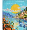 Kreuzstich-Set Die Sonne Siziliens (Deco Scenes) 25x30 cm AAH-215