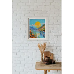 Cross stitch kit The sun of Sicily (Deco Scenes) 25x30 cm AAH-215