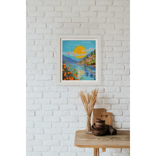 Kreuzstich-Set Die Sonne Siziliens (Deco Scenes) 25x30 cm AAH-215